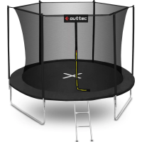 Батут OUTTEC Inside Net з внутрішньою сіткою 12 футів 374 см чорний