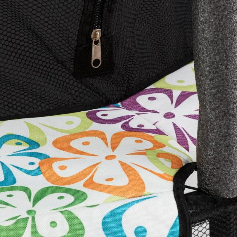 Батут KLARFIT Rocketkid 4 з внутрішньою сіткою 140 см різнокольоровий