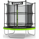 Батут Zipro Jump Pro з внутрішньою сіткою 6 футів 183 см чорно-зелений