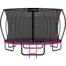 Батут THUNDER INSIDE ULTRA з внутрішньою сіткою 16 футів 490 см чорно-рожевий