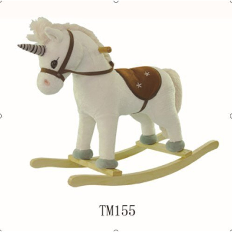 Коник-гойдалка Ramiz TM155 Єдиноріг, білий