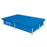 Захисне накриття для каркасного басейну Bestway 58103, 224×154 см, тарпаулін, синє