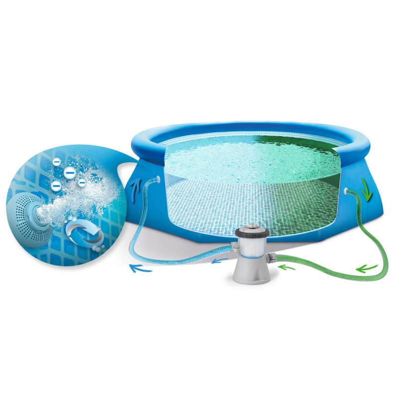 Насос для фільтрації басейну + трансформатор INTEX 28602GS 12В 1250 л/год