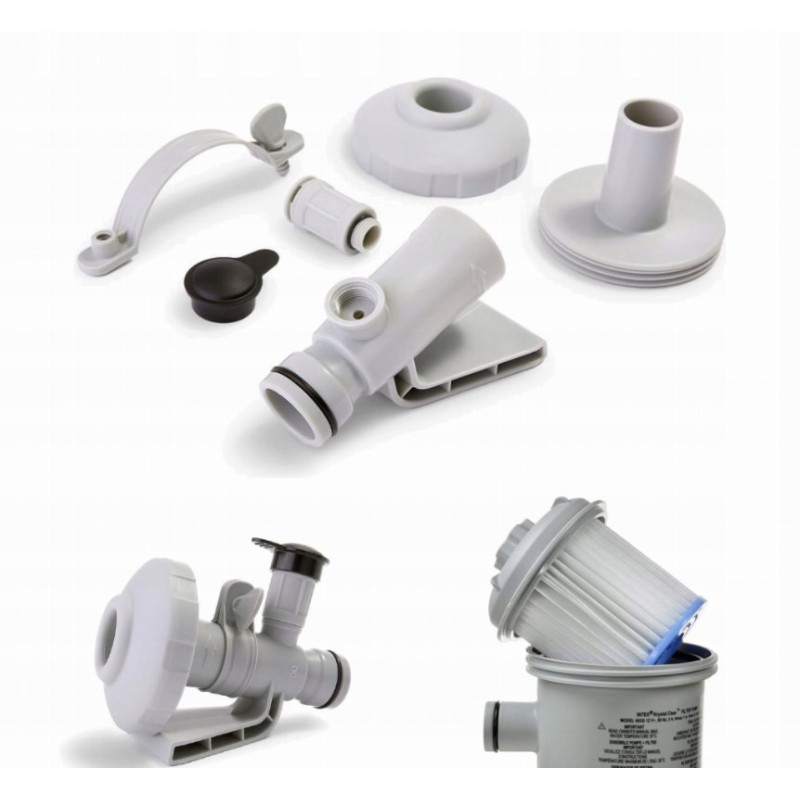 Насос для фільтрації басейну + трансформатор INTEX 28602GS 12В 1250 л/год