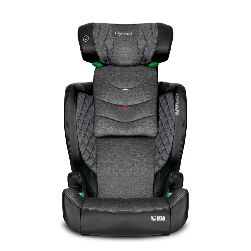 Автокрісло Nukido Louis ISOFIX 15-36 кг, чорно-сіре