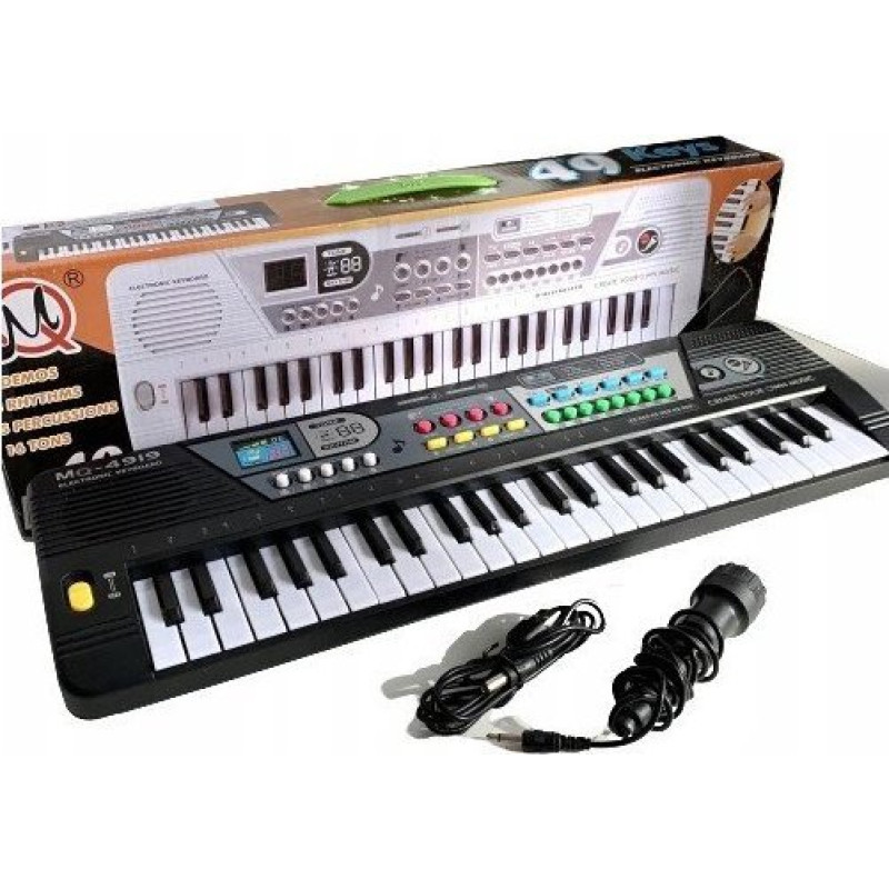 Дитячий синтезатор 5+ з мікрофоном для запису