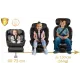 Автокрісло Nukido Prestige Line ISOFIX 0-36 кг, чорно-сіре