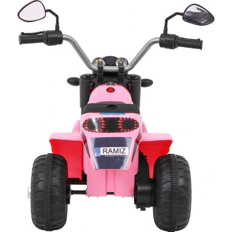 Дитячий акумуляторний мотоцикл RAMIZ MiniBike рожевий