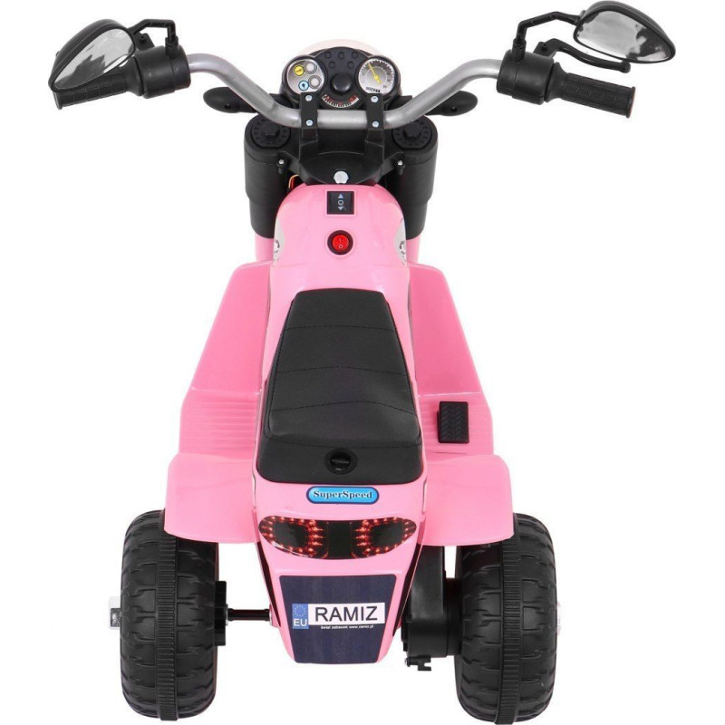 Дитячий акумуляторний мотоцикл RAMIZ MiniBike рожевий