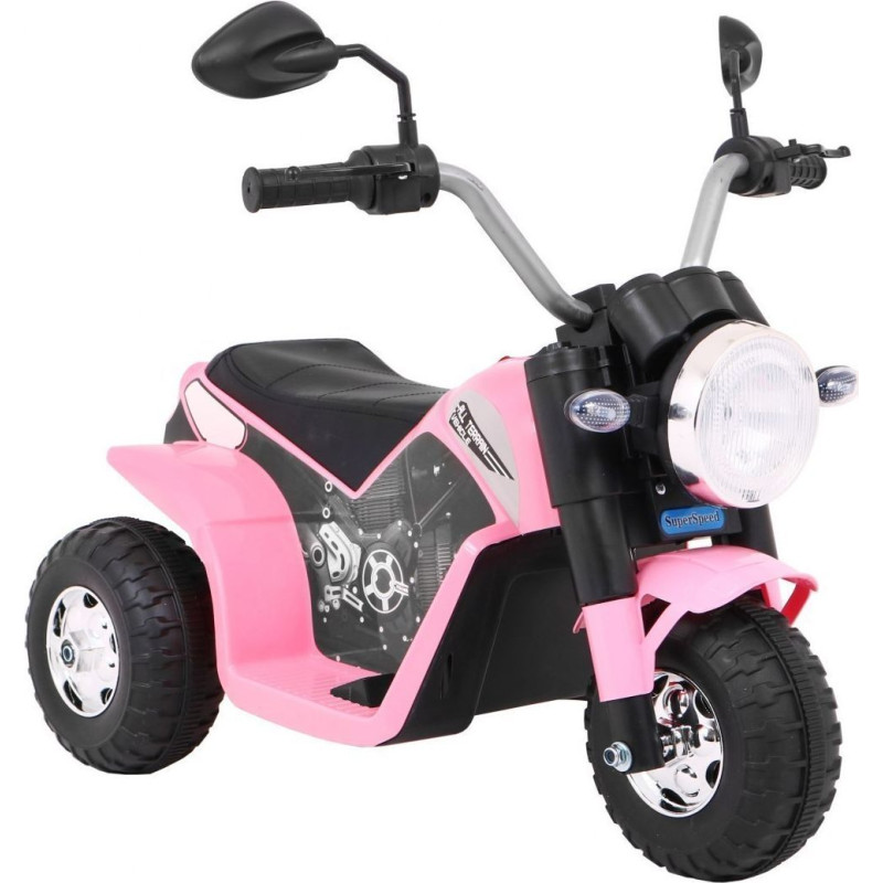 Дитячий акумуляторний мотоцикл RAMIZ MiniBike рожевий