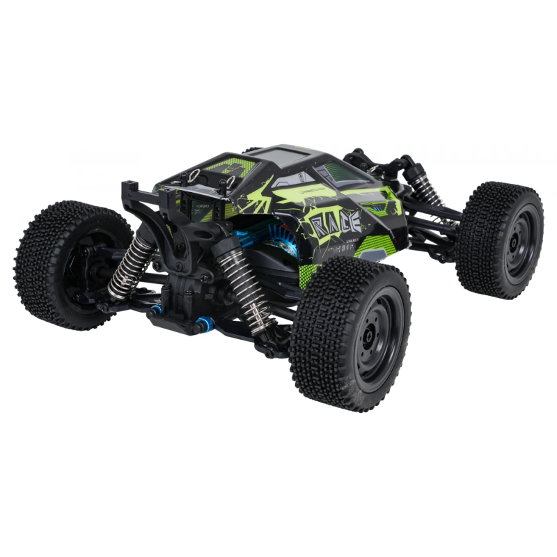 Дитяча машинка Ramiz CHEETAH 16201 на дистанційному керуванні, масштаб 1:16, чорно-зелена