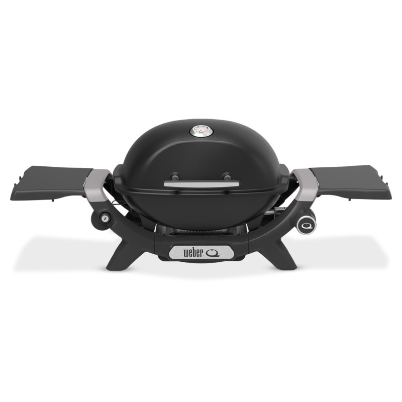 Газовий гриль Weber Q1200N Black з бічними столиками 1501070 Код: 012982
