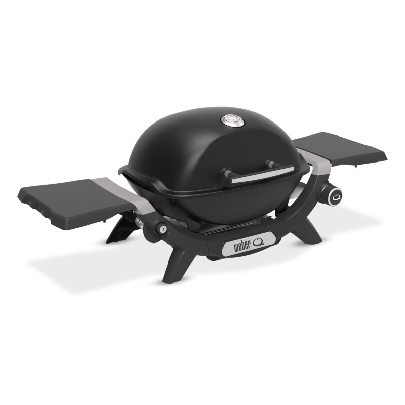 Газовий гриль Weber Q1200N Black з бічними столиками 1501070 Код: 012982
