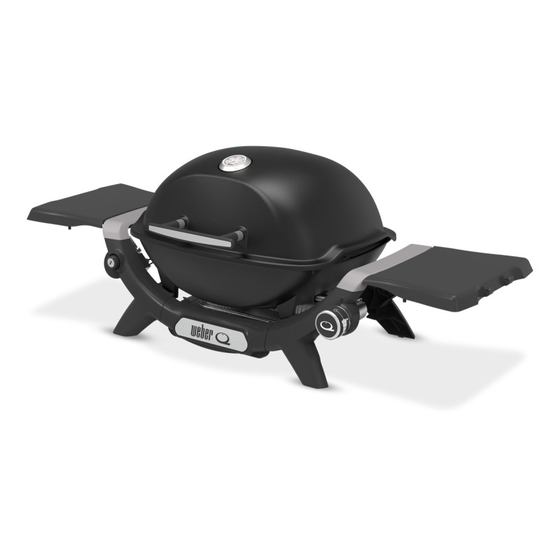 Газовий гриль Weber Q1200N Black з бічними столиками 1501070 Код: 012982