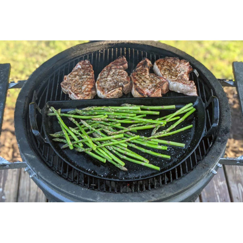 Піддон планча чавунний Slow and Sear Drip ‘N Griddle Cast Iron для вугільних грилів 47 см SNS-CI-18 Код: 013153