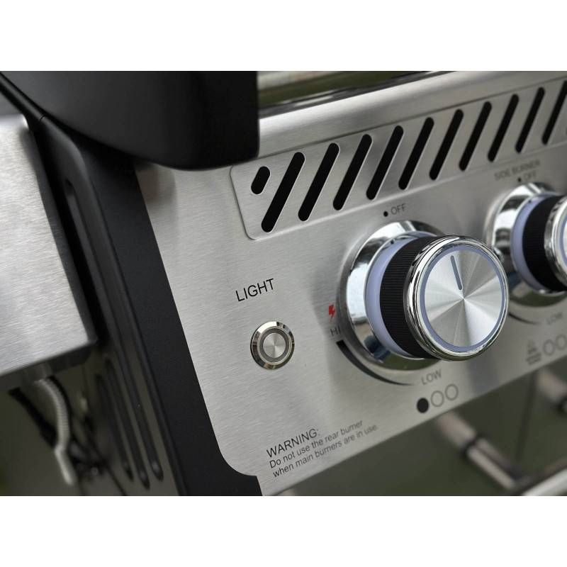 Газовий гриль Senator Pro-32 LED з системою BBQ Block Fire GRILLI 701377 Код: 013762