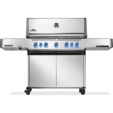 Газовий гриль Napoleon Prestige P 650 з бічною конфоркою Sizzle Zone та вертілем (69632) нерж сталь P665VRSIBPSS-RC Код: 013839