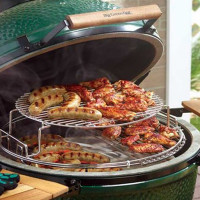 Грати дворівневі для гриля L металеві Big Green Egg 120755 Код: 005796
