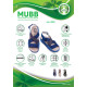 Босоніжки жіночі Чорний 8800 Mubb Розмір 5 (8800/40/BC-769)