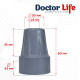 Гумовий наконечник для палиць Doctor Life 10031/2/GR 22 мм сірий (10031/2/GR-2882)