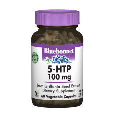 5-HTP (Гідрокситриптофан), 100 мг, Bluebonnet Nutrition, 60 капсул