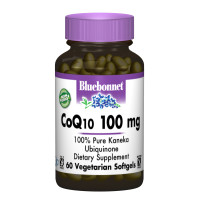 Коэнзим Q10 100мг, Bluebonnet Nutrition, 60 желатиновых капсул