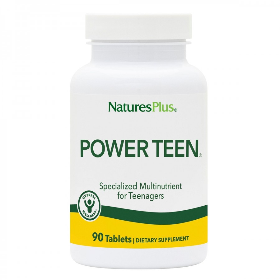 Мультивітаміни для Підлітків, Power Teen, Natures Plus, 90 таблеток