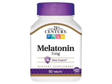 Мелатонін, 3 мг, Melatonin, 21st Century, 90 таблеток