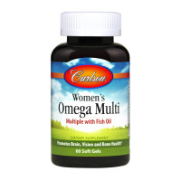 Жіночі Мультивітаміни з Омега, Carlson, 60 желатинових капсул