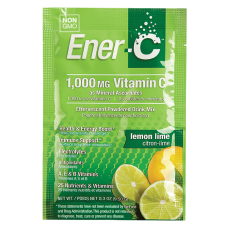 Вітамінний Напій для Підвищення імунітету, Смак Лимона і Лайма, Vitamin C, Ener-C, 1 пакетик