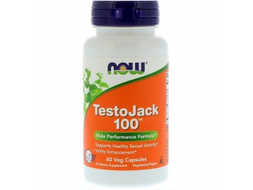 Репродуктивне Здоров'я Чоловіків ТестоДжек, TestoJack 100, Now Foods, 60 капсул