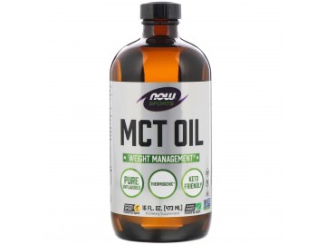 Масло МСТ, MCT Oil, Now Foods, Без Смаку, 473 мл