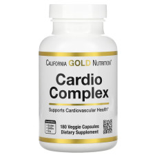 Кардио-комплекс, Cardio Complex, California Gold Nutrition, 180 вегетарианских капсул