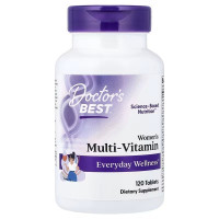 Мультивітаміни для жінок, Women's Multi-Vitamin, Doctor's Best, 120 таблеток