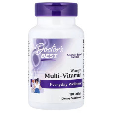 Мультивітаміни для жінок, Women's Multi-Vitamin, Doctor's Best, 120 таблеток
