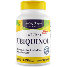 Убихино́л 300мг, Healthy Origins, 30 желатиновых капсул