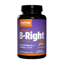 Витамины В-комплекс, B-Right, Jarrow Formulas, 100 гелевых капсул