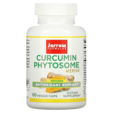 Фитосомы Куркумина 500 мг, Curcumin Phytosome Meriva, Jarrow Formulas, 60 гелевых капсул