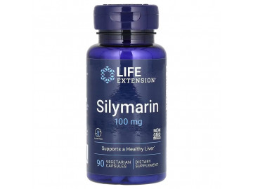 Розторопша (Сілімарін), 100 мг, Silymarin, Life Extension, 90 вегетаріанських капсул