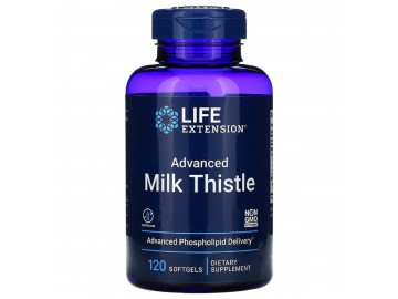 Силімарин (Расторопша), European Milk Thistle, Life Extension, 120 желатинових капсул