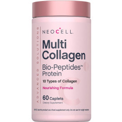 Мультиколагенові біо-пептиди, Multi Collagen Bio-Peptides Protein, Neocell, 60 каплет