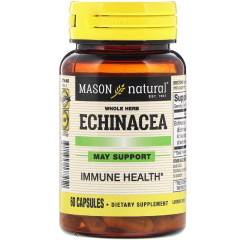 Эхинацея, Echinacea, Mason Natural, 60 капсул
