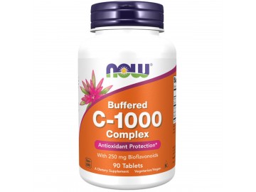 Комплекс Вітаміну C-1000, з 250 мг біофлавоноїдів, Complex C -1000 With 250 mg of Bioflavonoids, Now Foods, 90 таблеток