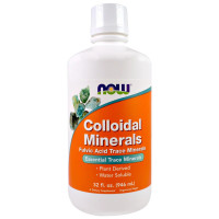 УЦІНКА Колоїдні Мінерали, Colloidal Minerals, Now Foods, 946 мл (вм'ятина)