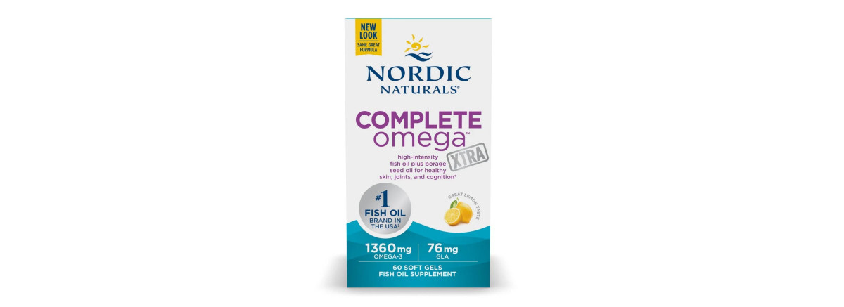 Омега Комплекс с Лимоном, Экстра, 1000 мг, Nordic Naturals, Complete Omega Xtra, 60 желатиновых капсул