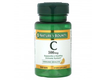 Вітамін C, 500 мг, Vitamin C, Nature's Bounty, 100 таблеток