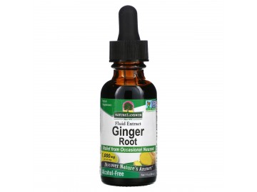 Імбир, 1000 мг, екстракт кореня без спирту, Ginger Root, Fluid Extract, Alcohol-Free, Nature's Answer, 30 мл