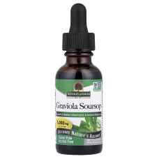 Гравіола саусеп, 1000 мг, Graviola Soursop, Nature's Answer, 30 мл
