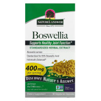 Босвелия, 400 мг, Boswellia, Nature's Answer, 90 вегетарианских капсул