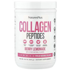 Пептиди колагену, смак ягідного лимонаду, Collagen Peptides, Natures Plus, 364 гр